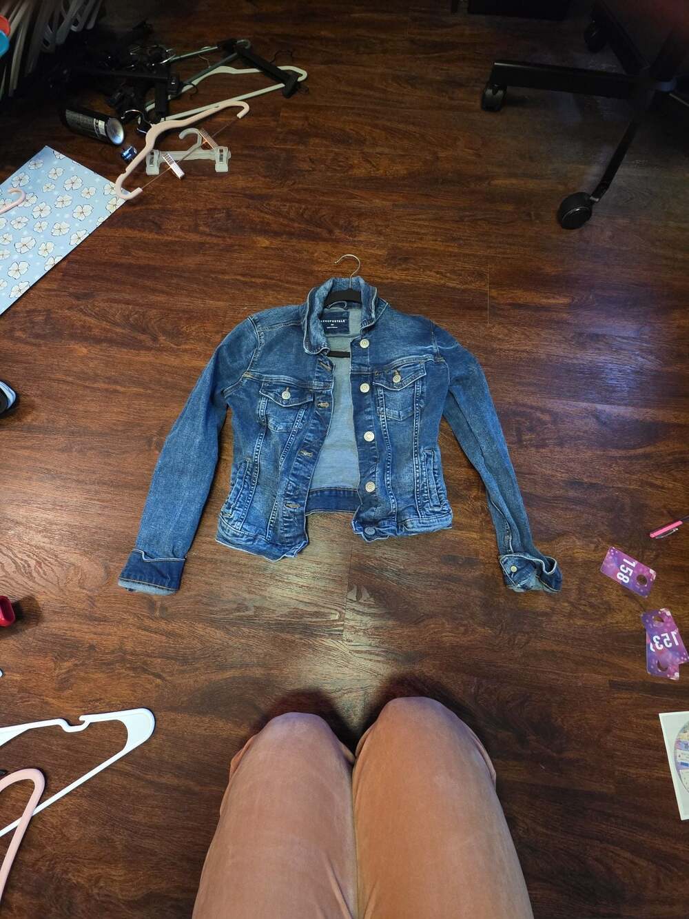 Aeropostale Women's Blue Denim Jean Jacket Size XS